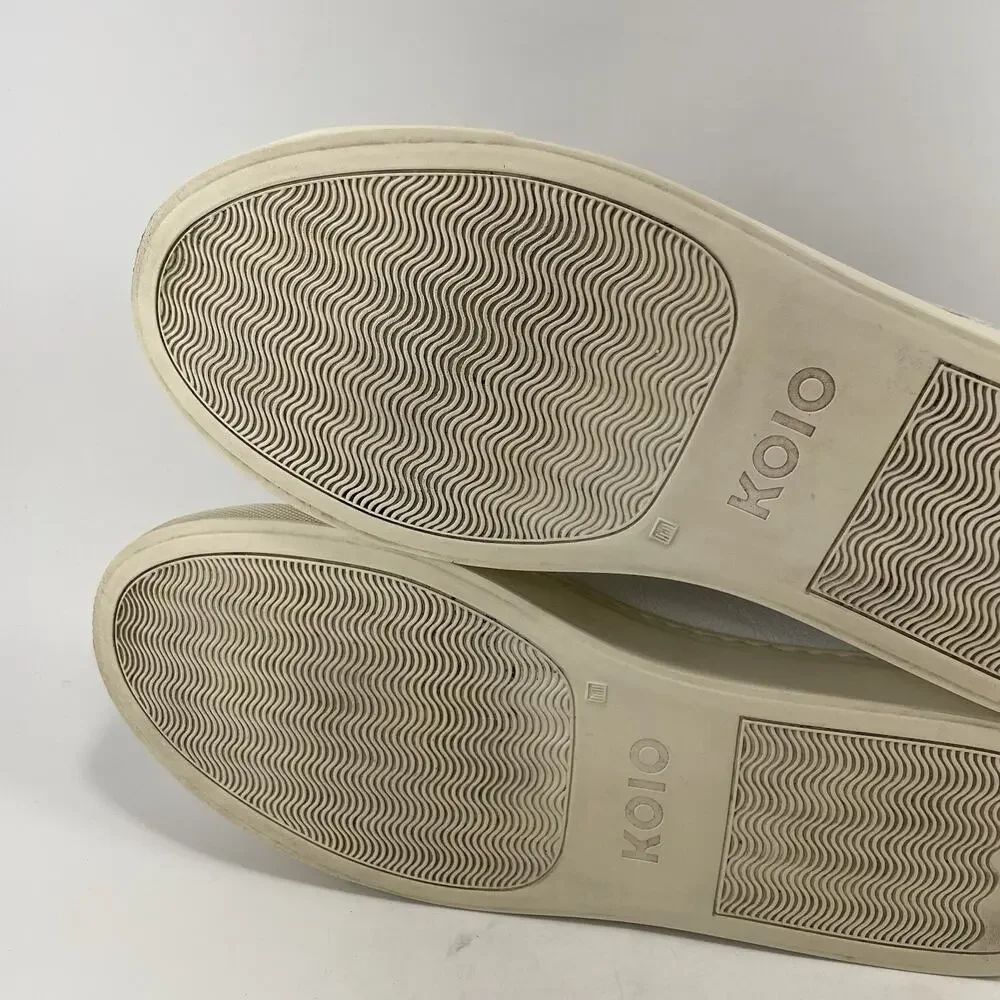 Koio Capri Womens Size 9 EU 39 White Leather Low Top Luxury Sneakers Italy